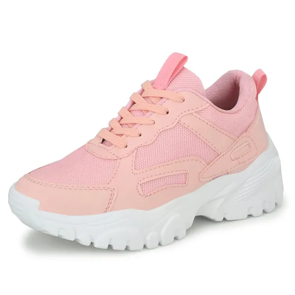 Women'S_Pink_Synthetic_Walking_Running_Gym_Training_Workout_Shoes_Sneakers