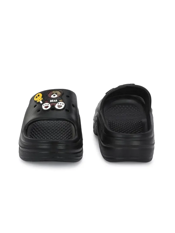 Black_Rubber_Waterproof_Slippers_For_Womens_-_8_Uk