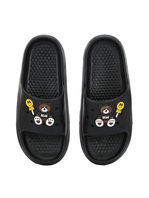Black_Rubber_Waterproof_Slippers_For_Womens_-_8_Uk