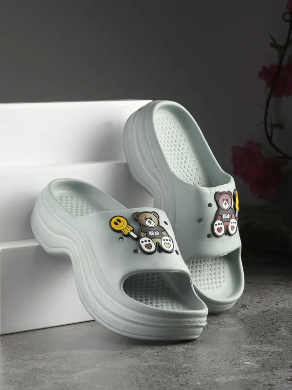 Green_Rubber_Waterproof_Summer_Slippers_For_Women_-_8_Uk