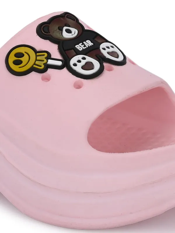 Womens_Pink_Rubber_Waterproof_Slippers_-_8_Uk