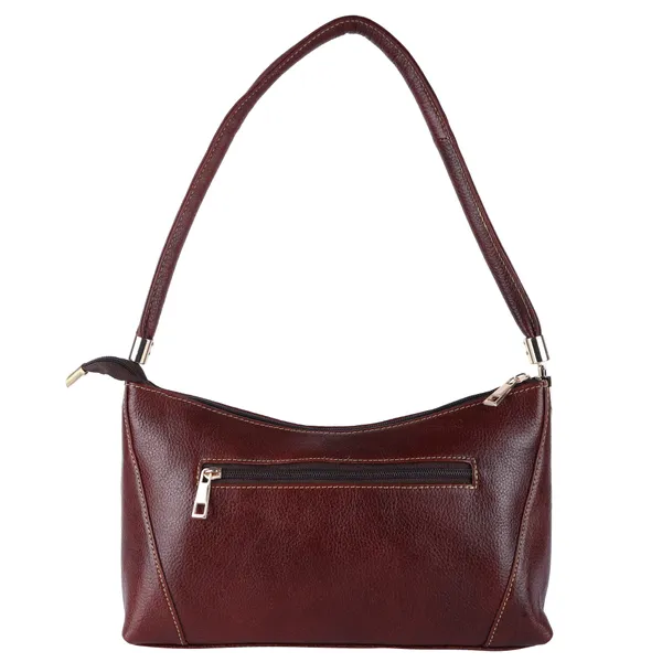 HiLEDER_Genuine_Leather__Messenger_Slim_Purse_Satchel_Hand_Bag_for_Women_&_Girl_With_Zipper_Closure_|_Medium_Size_|Brown