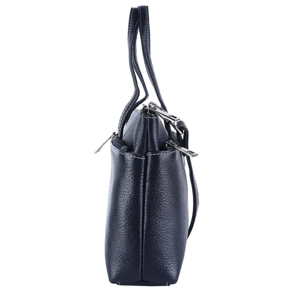 HiLEDER_Genuine_Leather__Messenger_Slim_Purse_Satchel_Hand_Bag_for_Women_&_Girl_With_Zipper_Closure_|_Medium_Size_|Blue