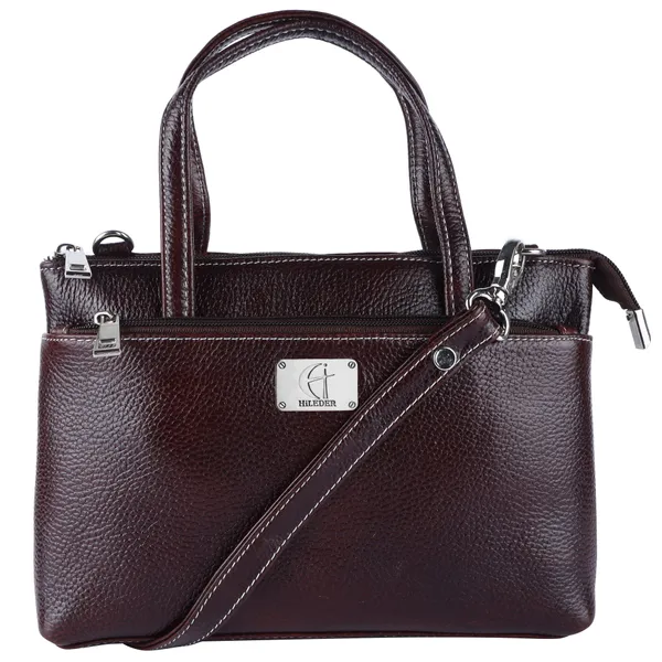 HiLEDER_Genuine_Leather__Messenger_Slim_Purse_Satchel_Hand_Bag_for_Women_&_Girl_With_Zipper_Closure_|_Medium_Size_|Blown