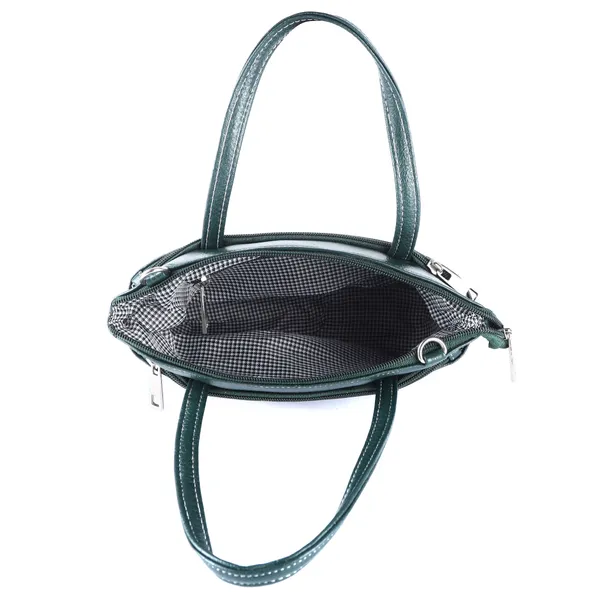 HiLEDER_Genuine_Leather__Messenger_Slim_Purse_Satchel_Hand_Bag_for_Women_&_Girl_With_Zipper_Closure_|_Medium_Size_|Green