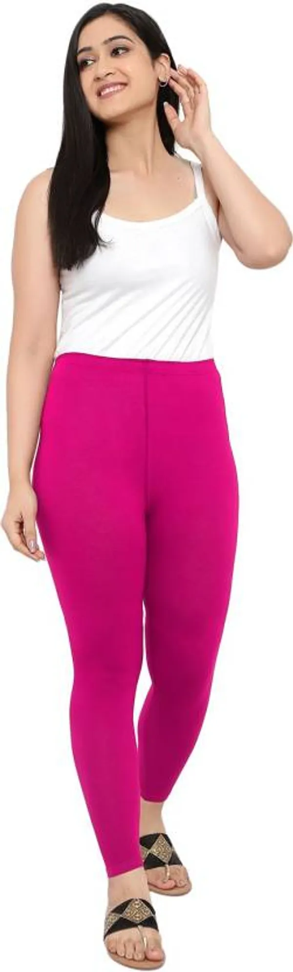 Women_Regular_Chudidar_Pink_White_Black_Cotton_Leggings_Combo_(Pack_of_3)