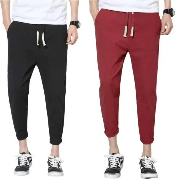 Men's_Lycra_Solid_Regular_Black_Maroon_Joggers_Track_Pant_Lower_Pyjama_(Pack_of_2)