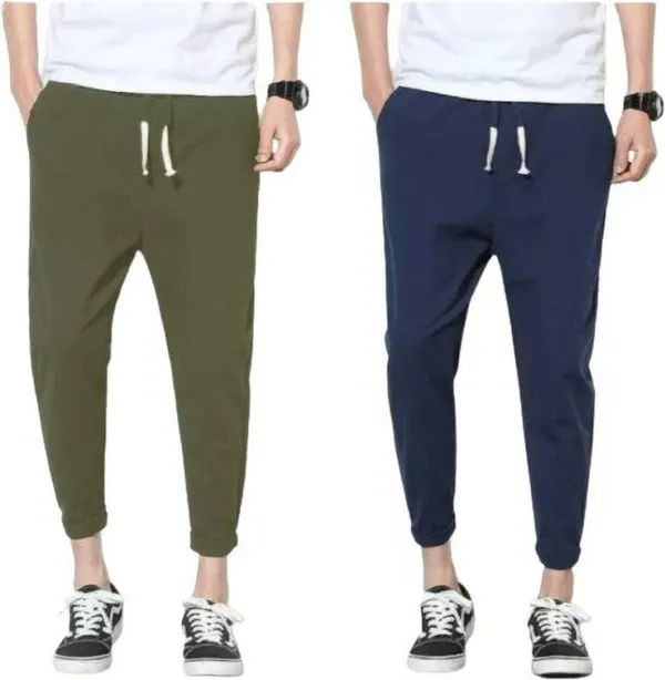 Men's_Lycra_Solid_Regular_Blue_Olive_Joggers_Track_Pant_Lower_Pyjama_(Pack_of_2)