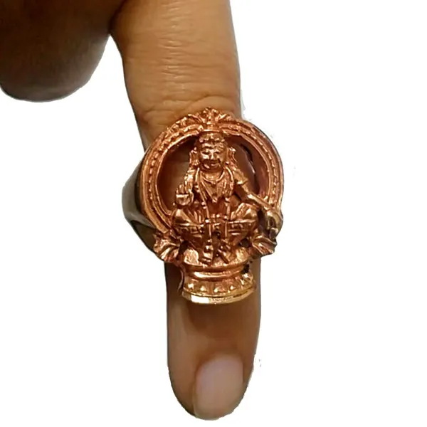 S9034-21_-_Sidh_Abhimantrit_Energized_Aadhyathmik_Powerful_Consecrated_Ayyappa_Sastha_Aimpon_Modhiram_Panchaloha_Vungaram_Panchalogam_Ring