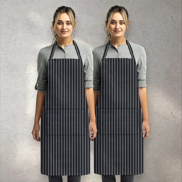 Black_Striped_Kitchen_Apron_with_Center_Pocket,_Pack_of_2_(_Black)