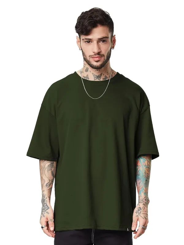 FARBOT_Men_Round_Neck_Oversize_T-Shirt