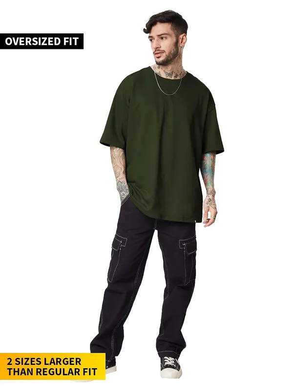FARBOT_Men_Round_Neck_Oversize_T-Shirt