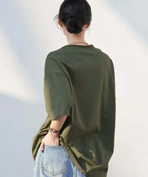 FARBOT_Women_Round_Neck_Oversize_T-Shirt
