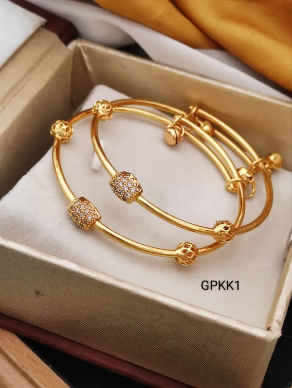 Trendz Jewellery Women Gold Plated Bracelet Bangles Price in India Buy Trendz Jewellery Women Gold Plated Bracelet Bangles online at undefined