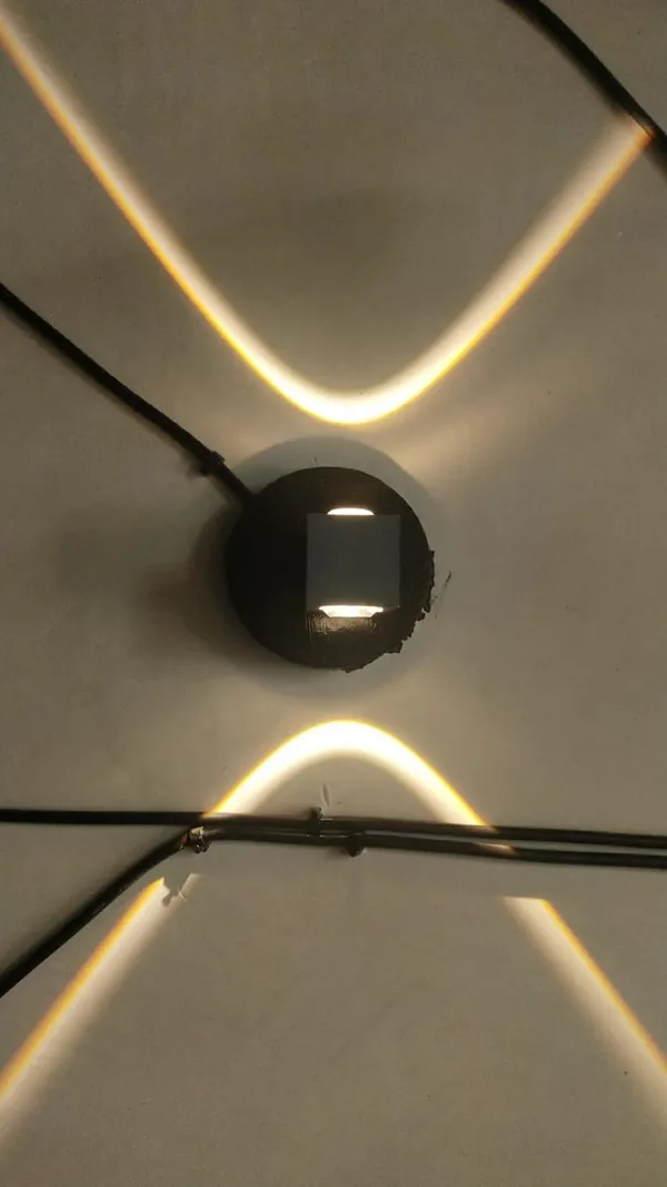 Outdoor_Lighting_2_Watt_Waterproof_Modern_Two_Way_LED_Wall_Light_Grey_finish_with_top_branded_LED_and_high_quality_LED_driver_warm_white_(3000K)