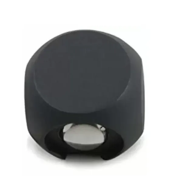 Outdoor_Lighting_2_Watt_Waterproof_Modern_Two_Way_LED_Wall_Light_Black_finish_with_top_branded_LED_and_high_quality_LED_driver_warm_white_(3000K)