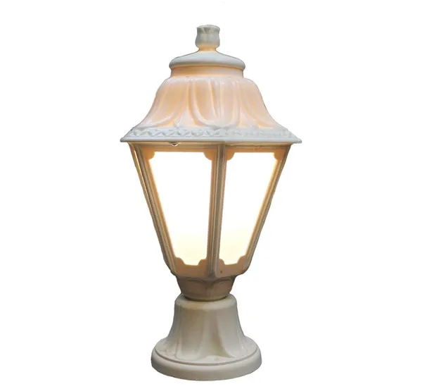 Antique_Outdoor_Lighting_Gate_Pillar_Post_Light_White_Milky_Big_Size_8.75_inch_*15.6_inch