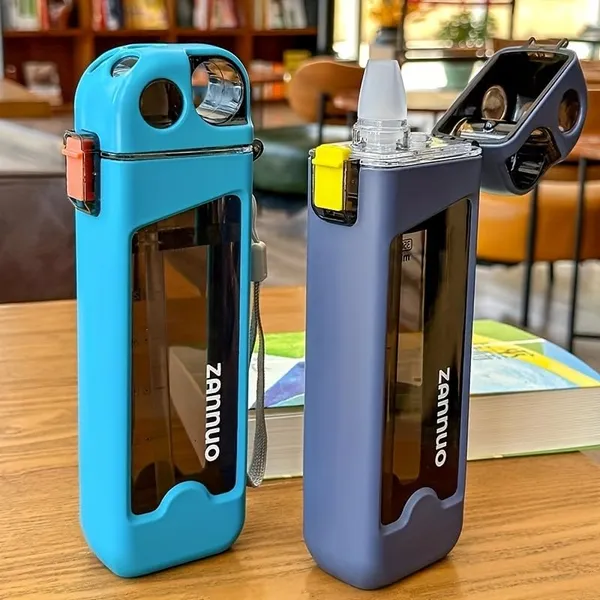 One_Single_"Mini_Portable_Lighter-Shape_Water_Bottle_(350_ml)_-_Random_Color"