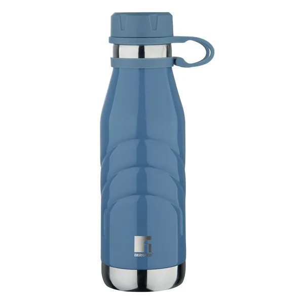 Bergner_Walking_1000_ml_Thermo_Steel_Bottle/Flask,_Hot/Cold,_Vacuum_Insulated,_For_Water/Coffee/Tea/Soup/Juice,_Use_in_Office/Commute/Sports/Travel,_Strapped_Screw_On_Top_Cap,_Pink/Flamingo,_Rust/Leak_Proof