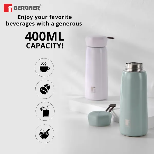 Bergner_Walking_400_ml_Thermo_Steel_Bottle/Flask,_Hot/Cold,_Vacuum_Insulated,_For_Water/Coffee/Tea/Soup/Juice,_Use_in_Office/Commute/Sports/Travel,_Wide_Mouth_Insulated_Lid,_Pink/Shampoo,_Rust/Leak_Proof