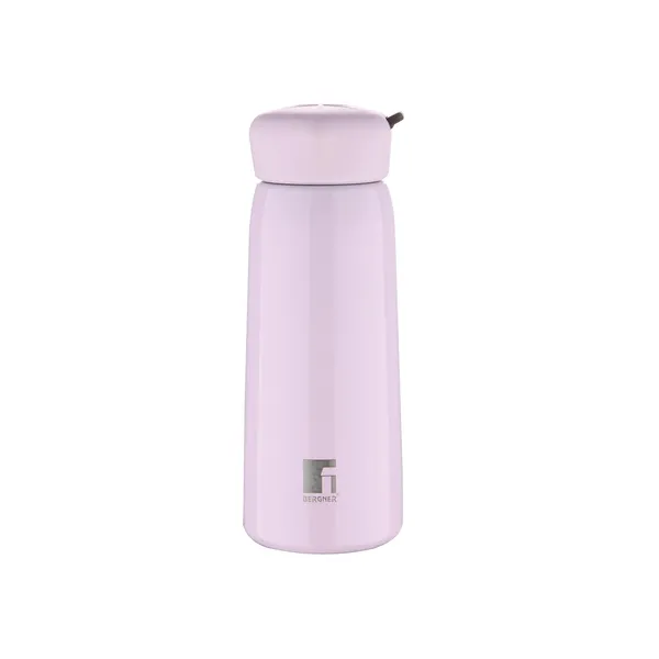 Bergner_Walking_400_ml_Thermo_Steel_Bottle/Flask,_Hot/Cold,_Vacuum_Insulated,_For_Water/Coffee/Tea/Soup/Juice,_Use_in_Office/Commute/Sports/Travel,_Wide_Mouth_Insulated_Lid,_Pink/Shampoo,_Rust/Leak_Proof