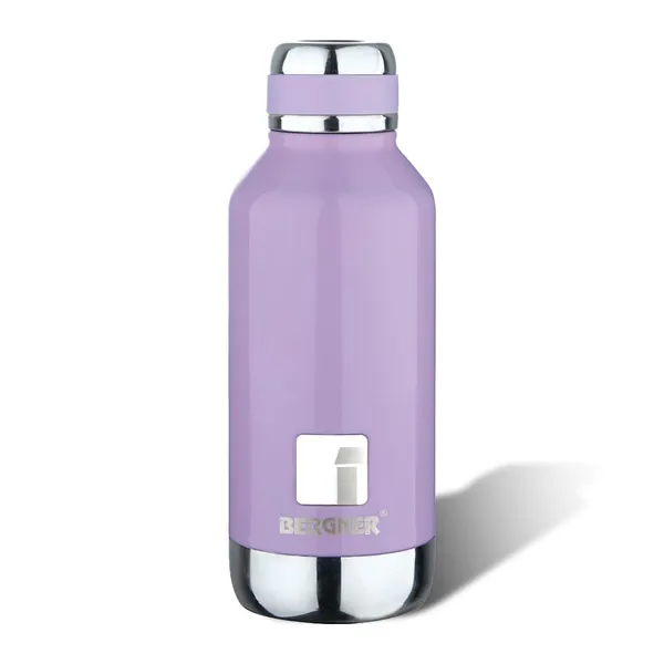 Bergner_Walking_500_ml_Thermo_Steel_Bottle/Flask,_Hot/Cold,_Vacuum_Insulated,_For_Water/Coffee/Tea/Soup/Juice,_Use_in_Office/Commute/Sports/Travel,_Screw_On_Top_Lid,_Metallic_Ebony/Black,_Rust/Leak_Proof