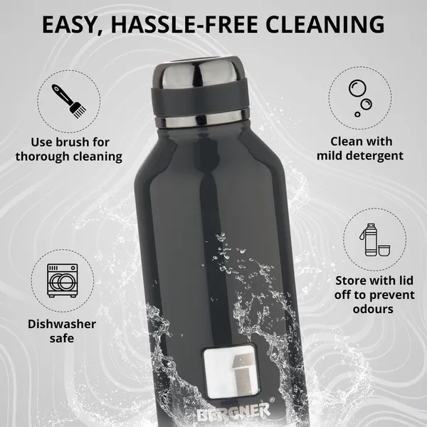 Bergner_Walking_500_ml_Thermo_Steel_Bottle/Flask,_Hot/Cold,_Vacuum_Insulated,_For_Water/Coffee/Tea/Soup/Juice,_Use_in_Office/Commute/Sports/Travel,_Screw_On_Top_Lid,_Metallic_Ebony/Black,_Rust/Leak_Proof