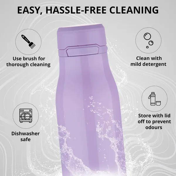 Bergner_Walking_720_ml_Thermo_Steel_Bottle/Flask,_Hot/Cold,_Vacuum_Insulated,_For_Water/Coffee/Tea/Soup/Juice,_Use_in_Office/Commute/Sports/Travel,_Press_Button_Lid,_Metallic_Lilac/Purple_,_Rust/Leak_Proof