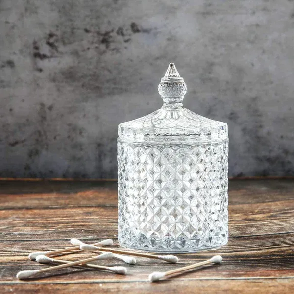 CRYSTAL_GLASS_JAR_WITH_LID_SERVING_BOWL_STYLISH_AND_ELEGANT_(PACK_OF_1)