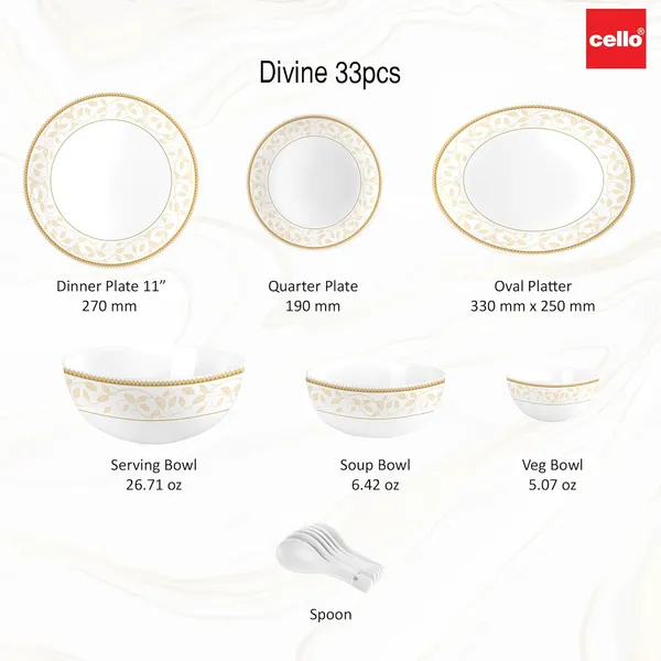 Cello_Opalware_Divine_Series_Royal_Amber_Dinner_Set,_33_Units_|_Opal_Glass_Dinner_Set_for_6_|_Crockery_Set_for_Festive_Ocassions,_Parties_|_White_Plate_and...