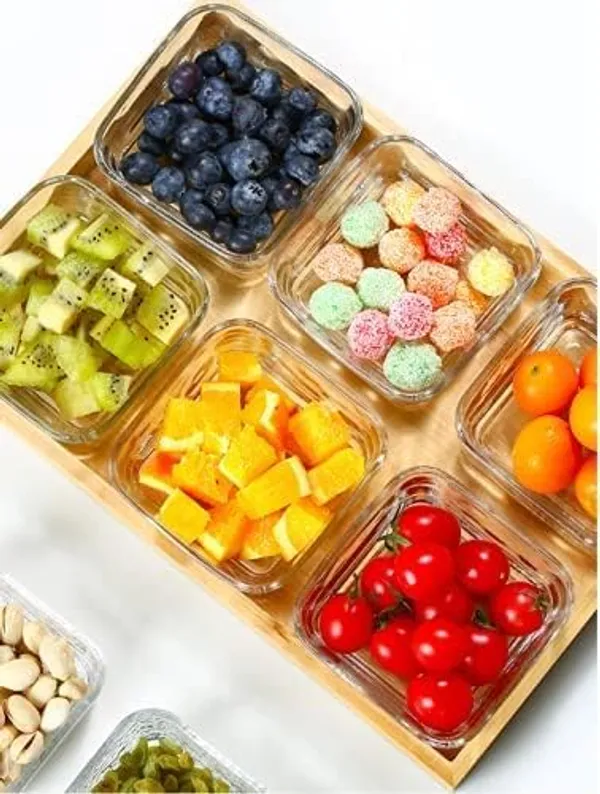 Set_of_6_Glass_Bowl_with_Wooden_Tray_-_Serving_Bowls_-_Dessert_-Snack_-Fruit_Tray