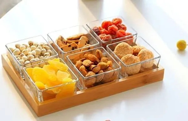 Set_of_6_Glass_Bowl_with_Wooden_Tray_-_Serving_Bowls_-_Dessert_-Snack_-Fruit_Tray