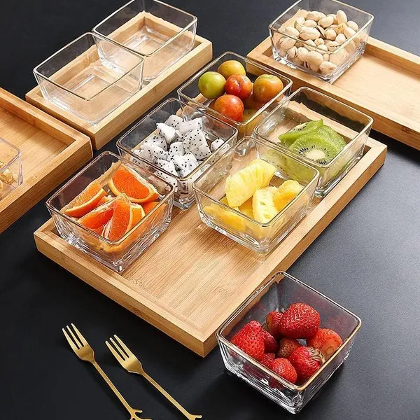 Set_of_6_Glass_Bowl_with_Wooden_Tray_-_Serving_Bowls_-_Dessert_-Snack_-Fruit_Tray