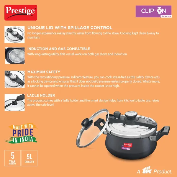 Prestige_Svachh_Clip-on_5_Litre_Hard_Anodised_Aluminium_Outer_Lid_Pressure_Handi,_Black