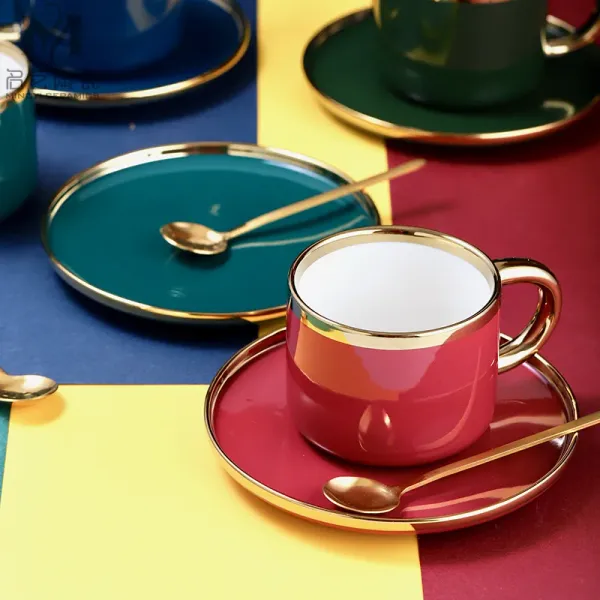 1_pc_cup_and_1_pc_suacer_Tea_Cup_And_Saucer_Set_Gold_Plaid_Porcelain_Coffee_Mug_Ceramic_Cappuccino_Mocha_Tea_Latte_Milk_Water_Drinking_Cup_For_Home_Office_Cafe_Shop_Green