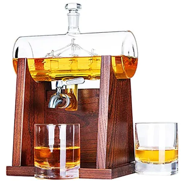 Carafe_Ship_Suite_With_2_Whiskey_Glasses_And_Wooden_Stand_-_1200ml