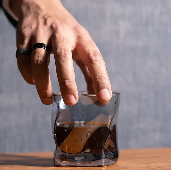 Crystal_Black_Uneven_Juice_Glass_-_310ml