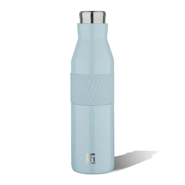 Bergner_Walking_540_ml_Thermo_Steel_Bottle/Flask,_Hot/Cold,_Vacuum_Insulated,_For_Water/Coffee/Tea/Soup/Juice,_Use_in_Office/Commute/Sports/Travel,_Screw_on_Top_Lid,_Marine_Green_,_Rust/Leak_Proof