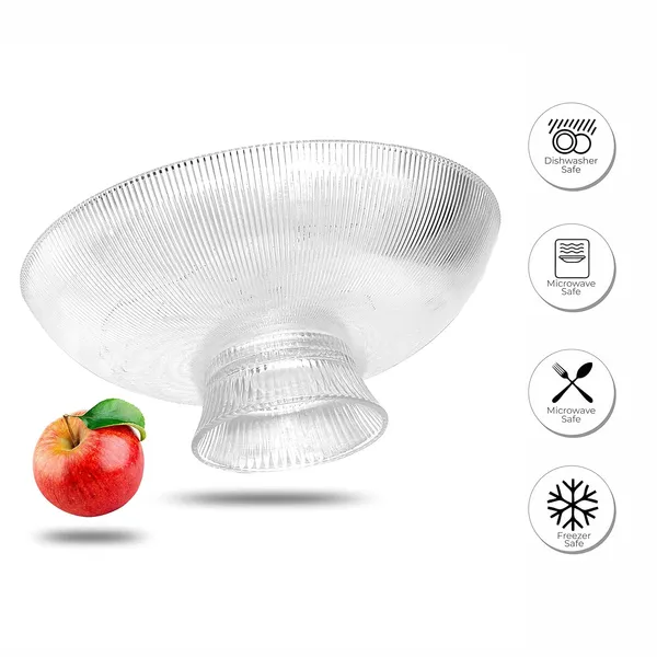 Pure_Source_India_Beutiful_Glass_Fruit_Bowl_for_Dining_Table_Decorative_Vegitable_Basket_for_Home_and_Kitchen_for_Tabletop,_10"_Dia,_4"_Height_(Crystal_Clear)