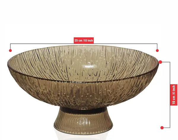 Pure_Source_India_Beutiful_Glass_Fruit_Bowl_for_Dining_Table_Decorative_Vegitable_Basket_for_Home_and_Kitchen_for_Tabletop,_10"_Dia,_4"_Height_(Crystal_Clear)