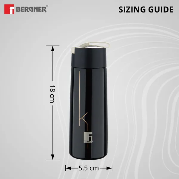 Bergner_Walking_350_ml_Thermo_Steel_Bottle/Flask,_Hot/Cold,_Vacuum_Insulated,_For_Water/Coffee/Tea/Soup/Juice,_Use_in_Office/Commute/Sports/Travel,_Wide_Mouth_Insulated_Lid,_Grab_Handle,_Black/Ebony,_Rust/Leak_Proof