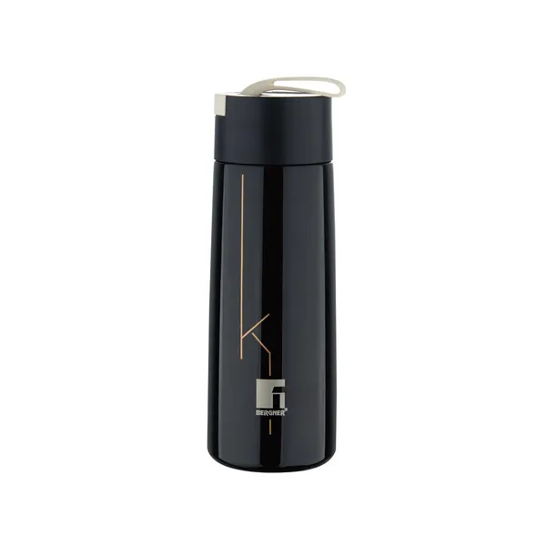 Bergner_Walking_350_ml_Thermo_Steel_Bottle/Flask,_Hot/Cold,_Vacuum_Insulated,_For_Water/Coffee/Tea/Soup/Juice,_Use_in_Office/Commute/Sports/Travel,_Wide_Mouth_Insulated_Lid,_Grab_Handle,_Black/Ebony,_Rust/Leak_Proof