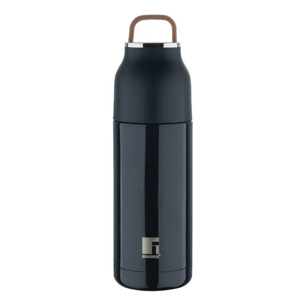 Bergner_Walking_350_ml_Thermo_Steel_Bottle/Flask,_Hot/Cold,_Vacuum_Insulated,_For_Water/Coffee/Tea/Soup/Juice,_Use_in_Office/Commute/Sports/Travel,_Press_Button_Lid_with_Cap,_Purple/Lilac,_Rust/Leak_Proof