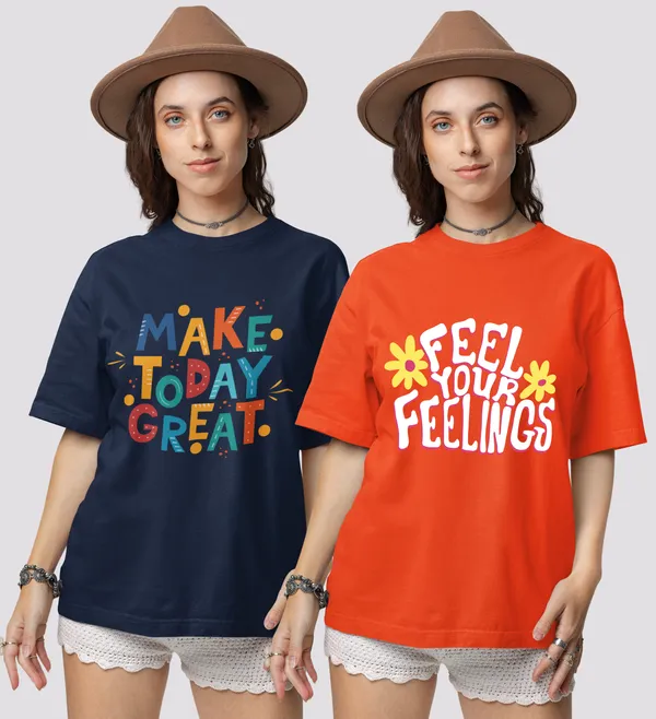 loose t shirt combo