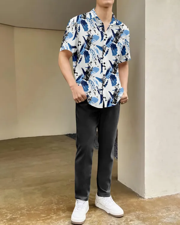 Fashion_Trendy_Printed_Half_Sleeve_Shirt