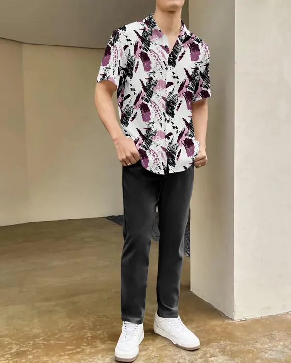 Fashion_Trendy_Printed_Half_Sleeve_Shirt