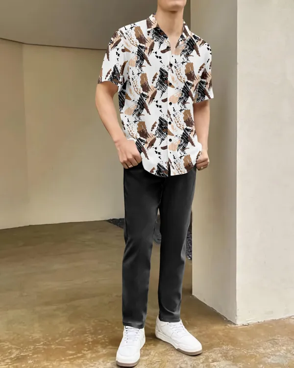 Fashion_Trendy_Printed_Half_Sleeve_Shirt