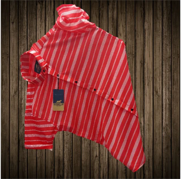 Red_Lycra_Blend_Striped_Short_Sleeve_Casual_Wear_Shirt