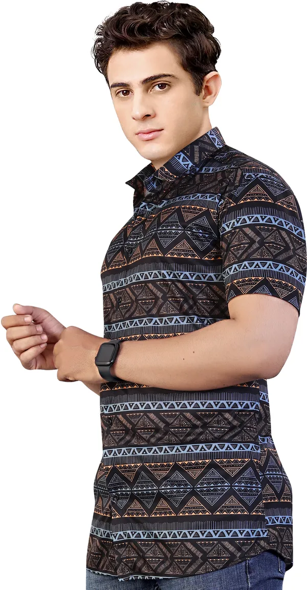 Black_Lycra_Blend_Printed_Half_Sleeve_Casual_Wear_Shirt