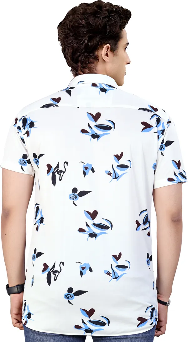 White_Lycra_Blend_Printed_Half_Sleeve_Casual_Wear_Shirt